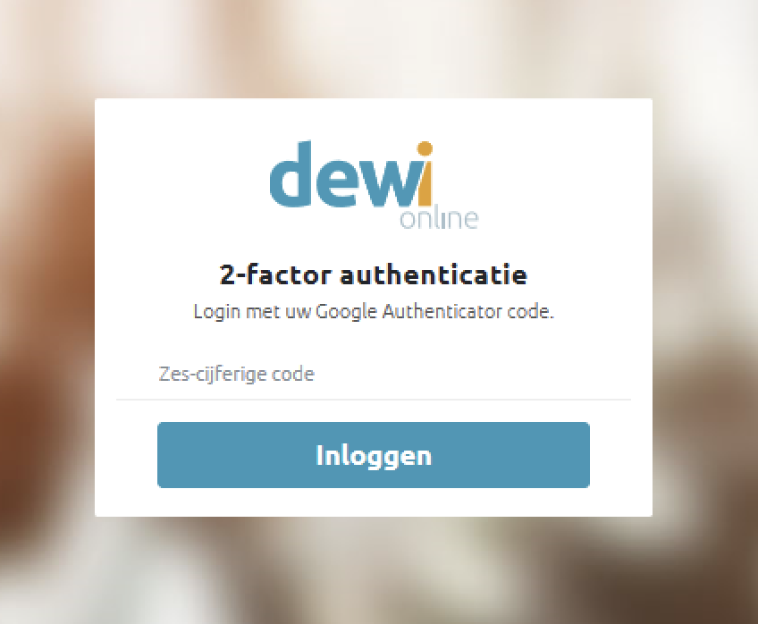 2-factor authenticatie