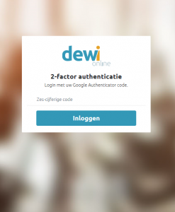 2-factor authenticatie